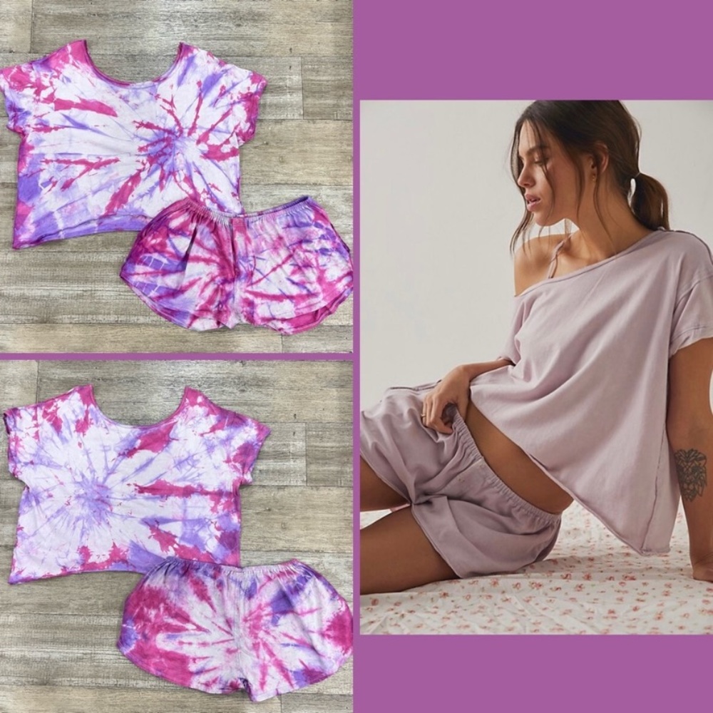 Free People Just Be Chill Set *Tie Dyed
